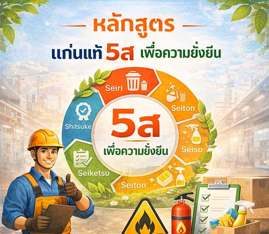 หลักสูตร แก่นแท้ 5ส เพื่อความยั่งยืน