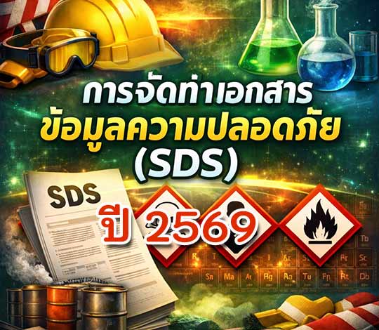 หลักสูตร การจัดทำเอกสารข้อมูลความปลอดภัย SDS ปี 2569